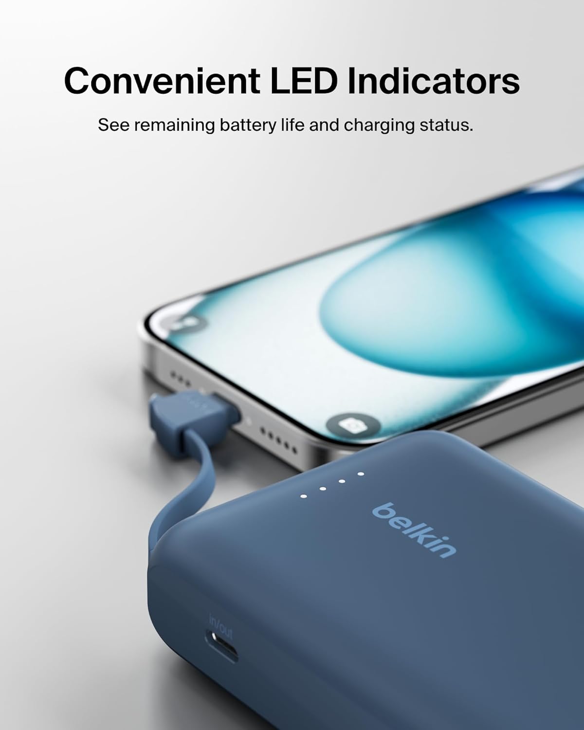 Belkin 10k Power Bank Fast Charge with Cable