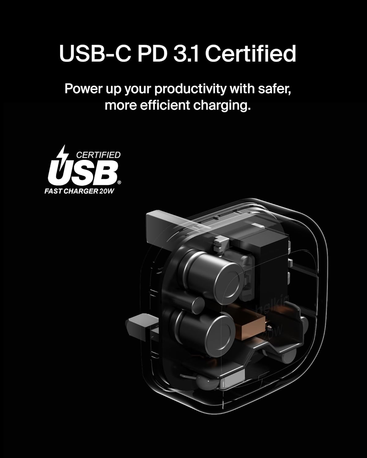 Belkin USB-C Wall Charger PD 20W