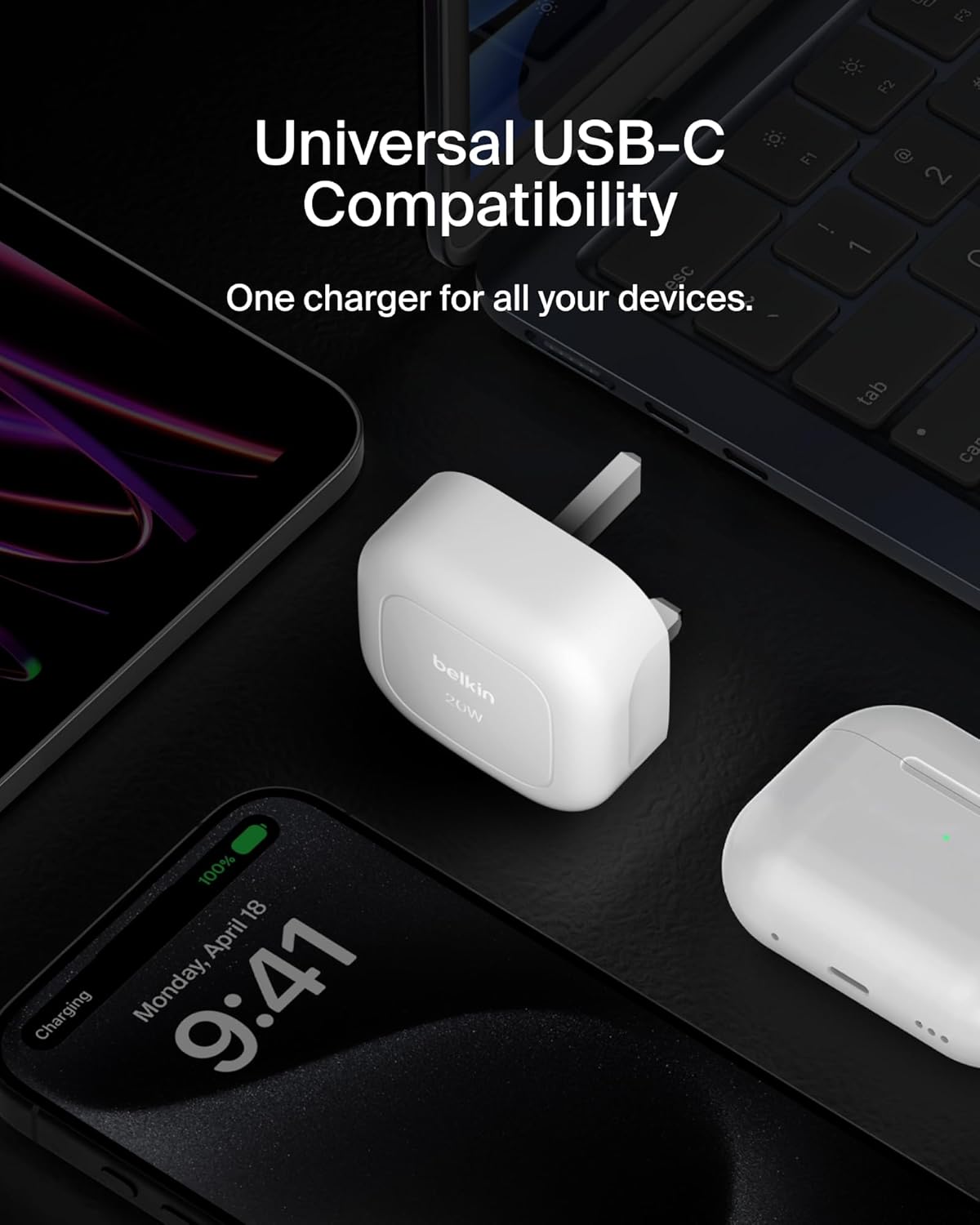 Belkin USB-C Wall Charger PD 20W