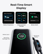 Anker Laptop Power Bank (25K, 165W, Built-In and Retractable Cables)